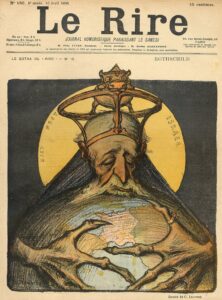 Le Rire cover illustration of crowned person holding the earth